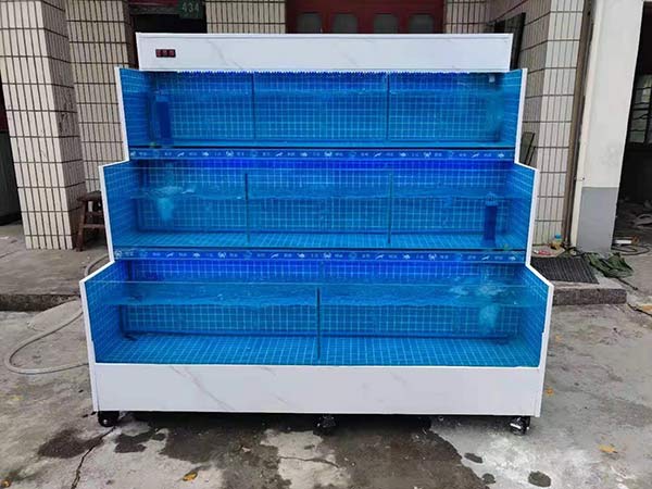 酒店飯店海鮮池水產店魚缸定做 超市多層養