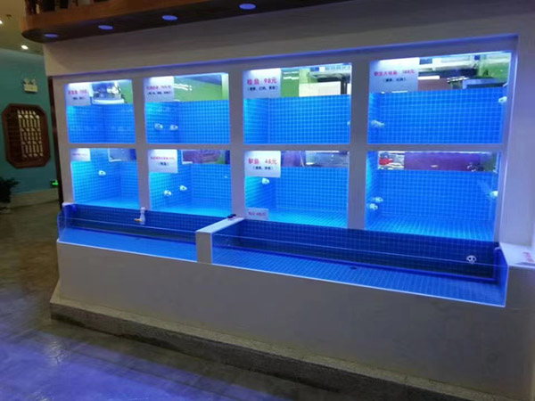 海鮮池  海鮮魚缸  酒店魚缸